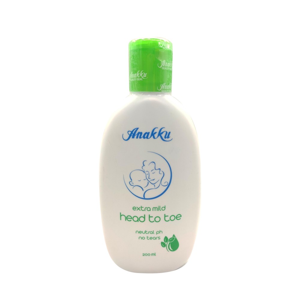 Anakku Extra Mild Head To Toe neatural ph no tears 200ml