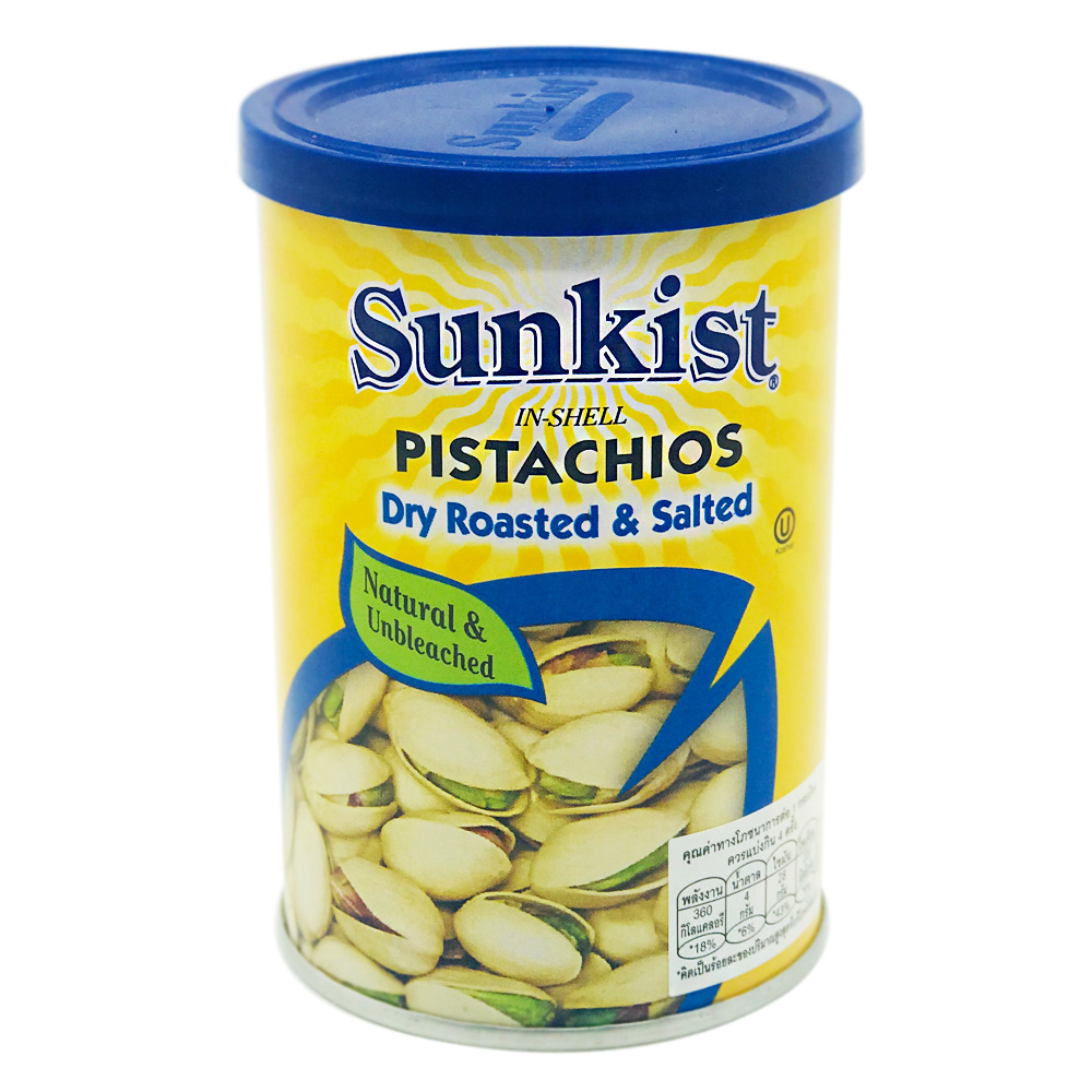 Sunkist Pistachios Dry Roasted & Salted 120g