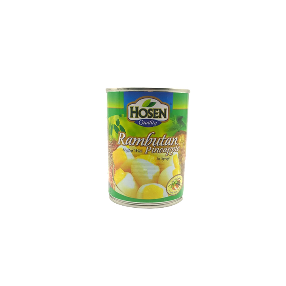 Hosen Rambutan Stuffed With Pineapple In Syrup 565g