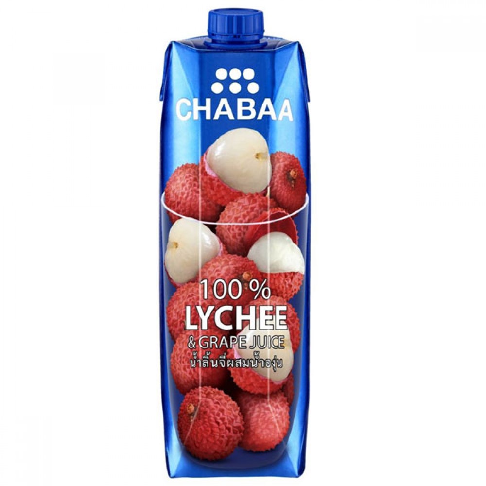 Chabaa 100% Lychee & Grape 1Ltr