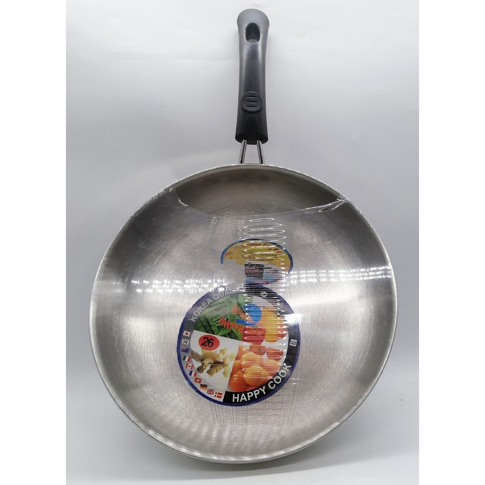 Happy Cook 430 Steel Fry Pan 26 cm