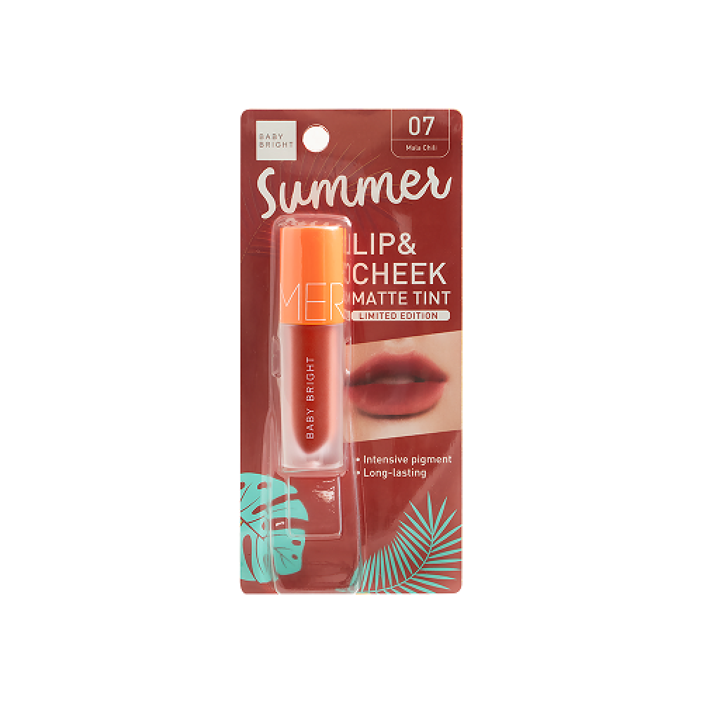 Summer Lip & Cheek Matte Tint#07Mala Chili