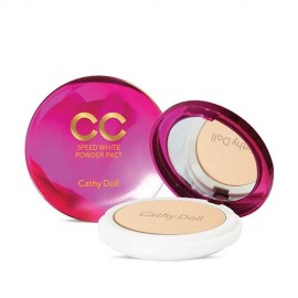 CC Powder Pact SPF40 PA +++ 12g Cathy Doll Speed White # 21 Light Beige