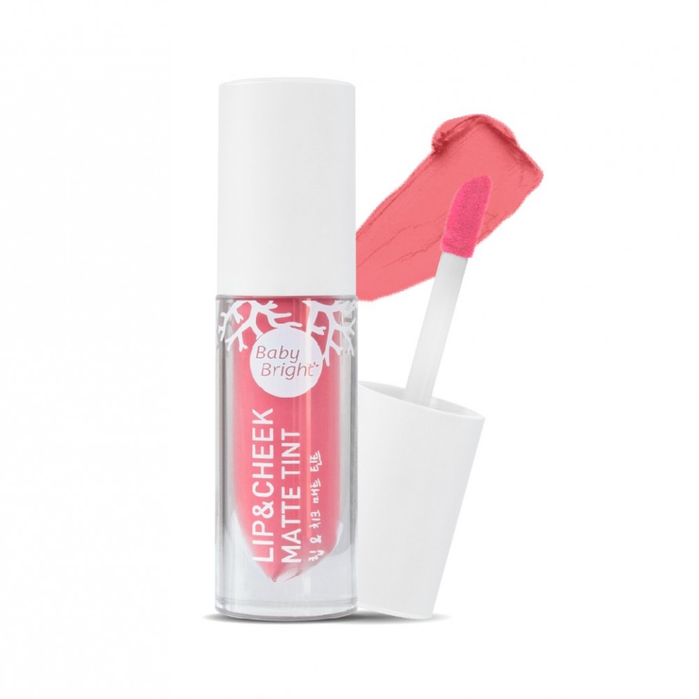 Baby Bright - Lip & Cheek Matte Tint#6 Pink Carnation