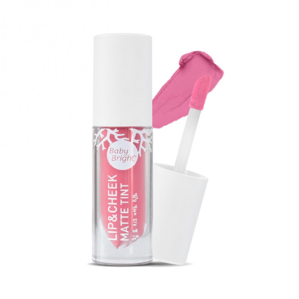Baby Bright - Lip & Cheek Matte Tint#7 French Pink