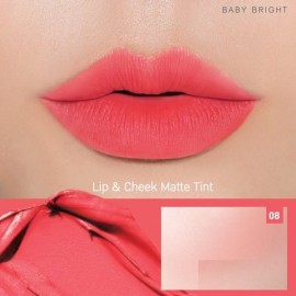 Baby Bright - Lip & Cheek Matte Tint#8 Calypso Coral