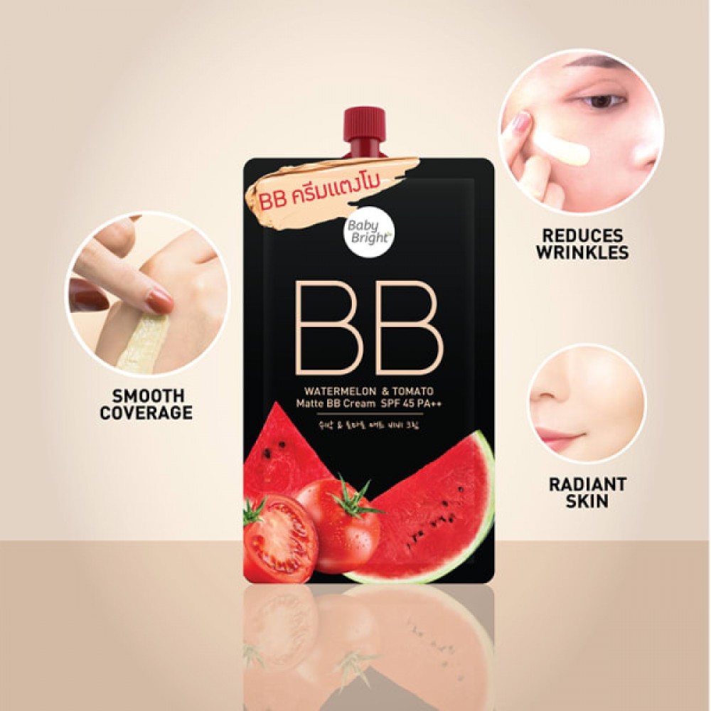 Baby Bright Watermelon & Tomato Matte BB Cream 7g