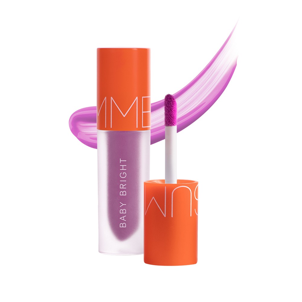 Baby bright Summer Lip & Cheek Matte Tint#10Purple Hibiscus