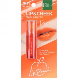 Baby Bright Lip and Cheek Peach Glow Tint 01