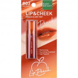 Baby Bright Lip and Cheek Peach Glow Tint 03