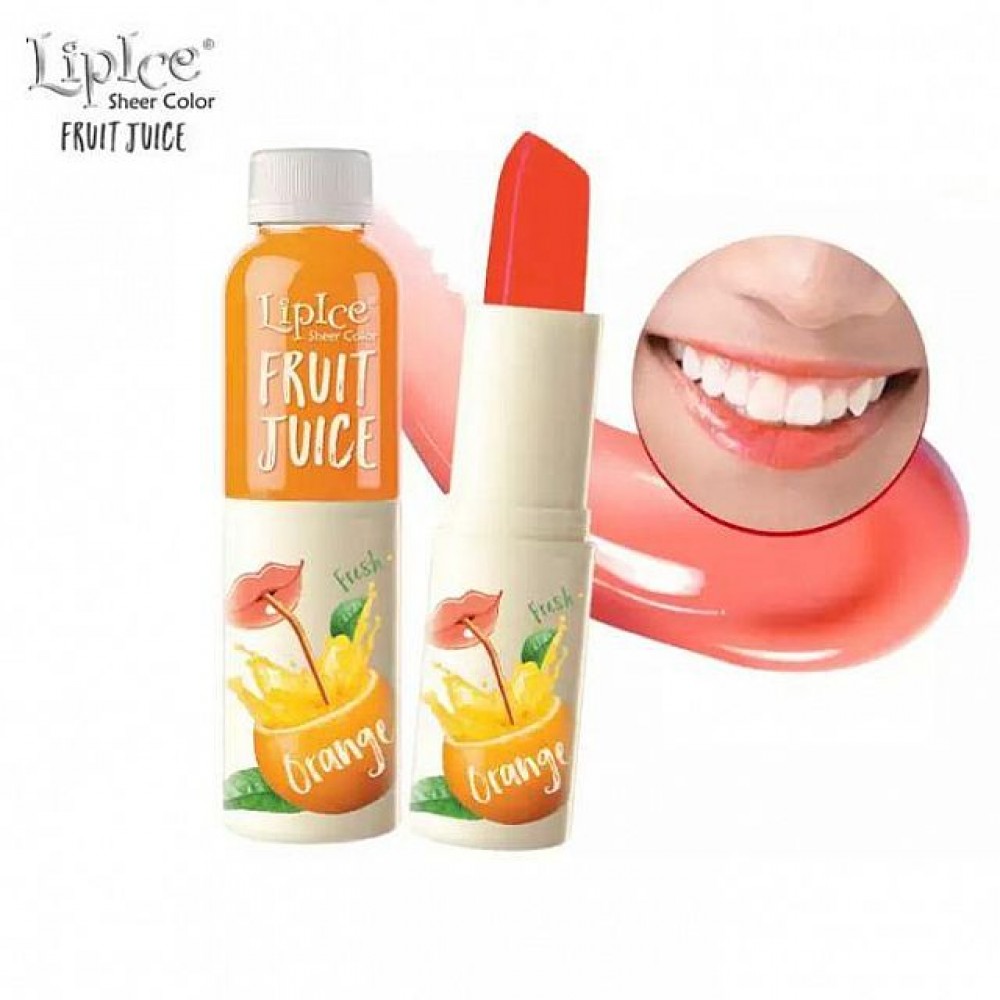 Lipice Sheer Color Fruit Juice Orange 4g