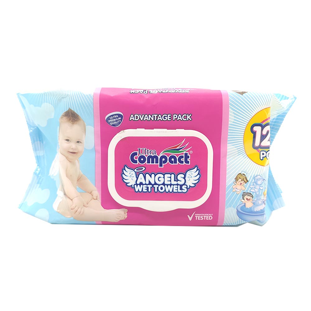 Ultra Compact Angels Wet Towels 120pcs