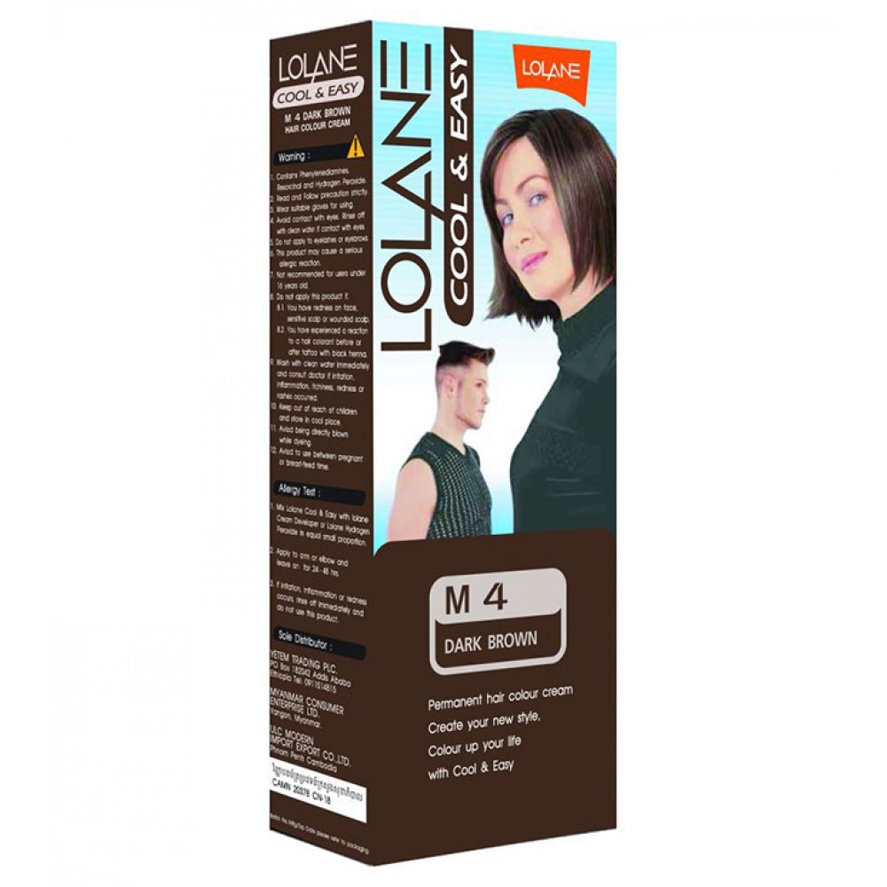 Lolane Hair Color M4 Dark Brown