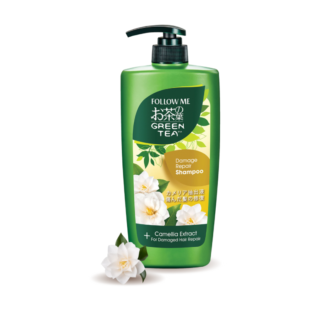 Follow Me Green Tea Damage Repair Shampoo 650ml