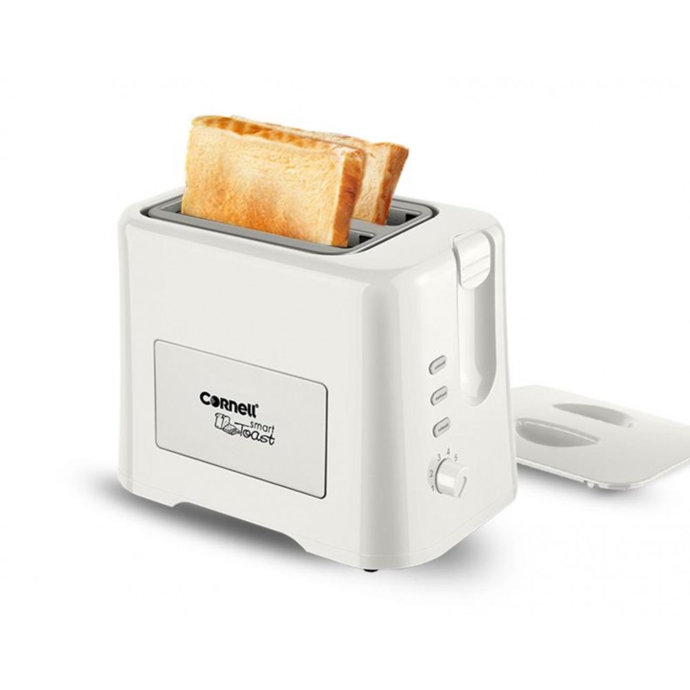 Cornell 2 Slice Pop Up Bread Toaster 870W CT-EDC2000WH