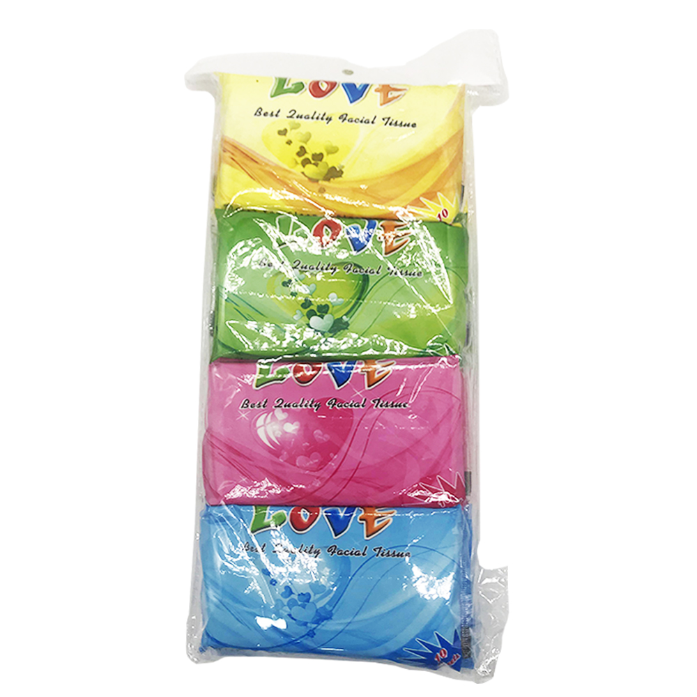 Love Soft Facial Pocket Tissue 10's x 16pkt