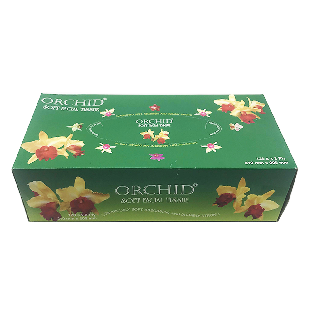 Orchid Soft Facial Tissue Box 2ply 120's
