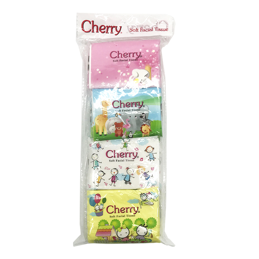 Cherry Soft Facial Pocket Tissue 10's x 16pkt