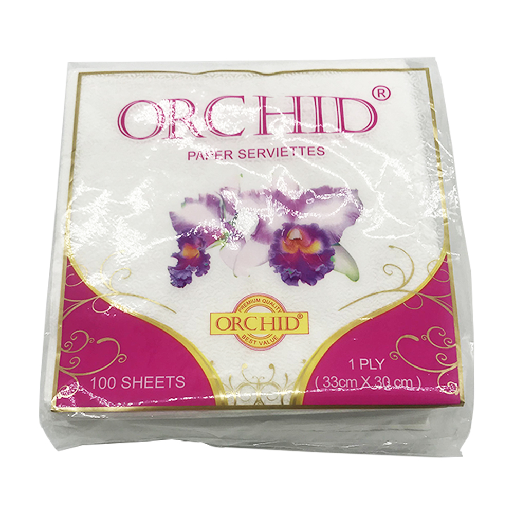 Orchid Napkin Tissue 100's