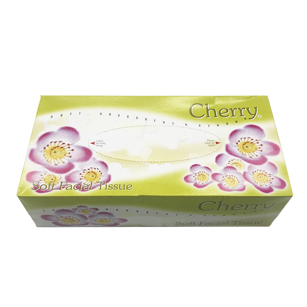 Cherry Soft Facial Tissue Box 2ply 100's