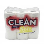 Clean Bathroom Tissue Soft 2ply 6Roll
