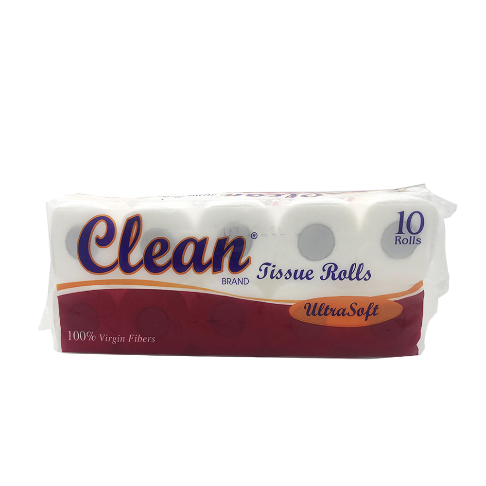 Clean Bathroom Tissue Ultra Soft 10Roll
