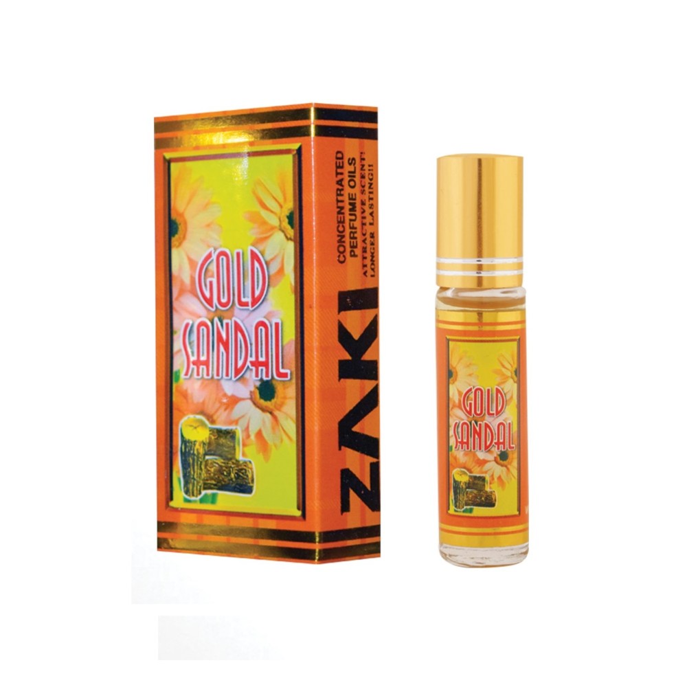 Zaki Gold Sandal Perfume Oil 8ml