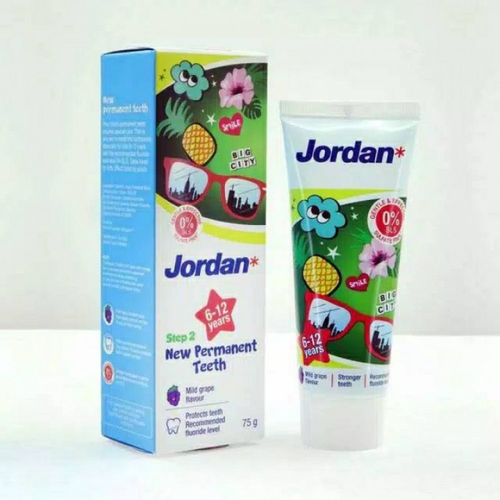 Jordan Kids ToothPaste Step 2 (6-12) 75g