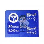 Myanmar Net Account Card 30 Days (5,000Ks)